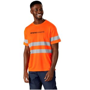 construction hi viz reflective t shirt