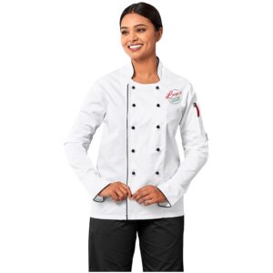 unisex long sleeve dijon chef jacket