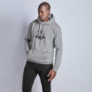 mens essential hooded sweater