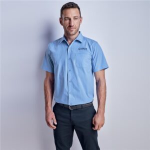 mens short sleeve empire shirt