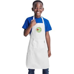 kids trickle bib apron