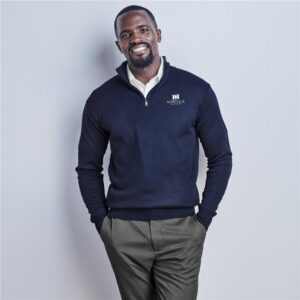 mens 1/4 zip waverley jersey