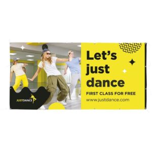 pvc banner 2.45m x 1.2m