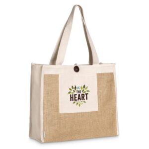 okiyo hikari jute & cotton tote