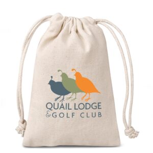 okiyo chikara mini cotton drawstring pouch