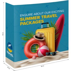 pop up fabric counter skin