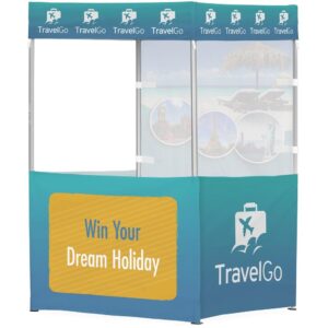 ovation sublimated gazebo 1.5m x 1.5m 3 half wall skins 1 full wall skin