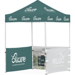 ovation sublimated gazebo 2m x 2m 3 half wall skins