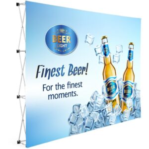 legend straight banner wall 3m x 2.25m