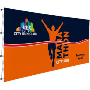 legend straight banner wall 4.45m x 2.25m