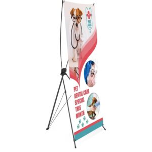 champion layflat pvc x banner 80cm x 180cm