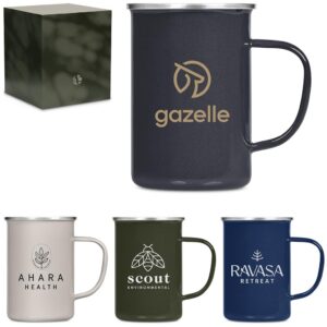 andy cartwright satara enamel coffee mug – 600ml