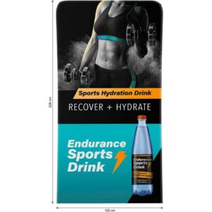 double sided fabric tube system skin 1.2m