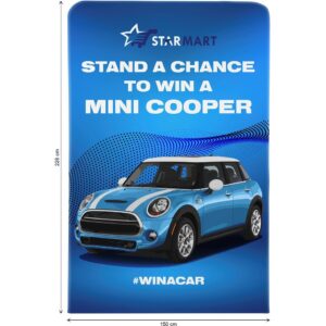 double sided fabric tube system skin 1.5m (comp)