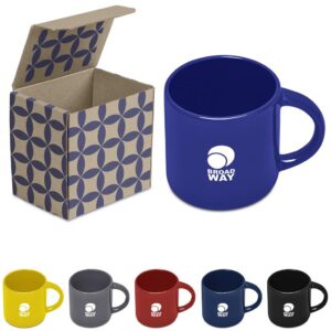 altitude vida coffee mug in bianca custom gift box