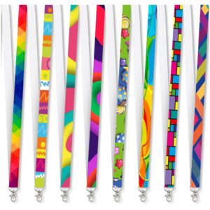 altitude snap hook clip single sided sublimation satin lanyard