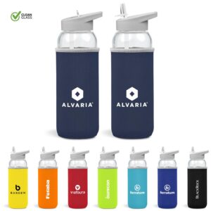 kooshty sipper neo glass water bottle – 850ml