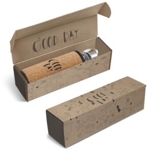 kork bottle in bianca custom gift box