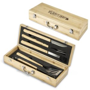 okiyo yakiniku bamboo 5 piece braai set