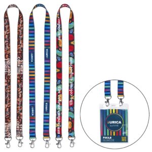 altitude garros double sided sublimation satin lanyard
