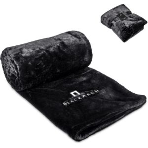 alex varga palazzo faux fur fleece blanket
