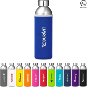 kooshty tosla recycled aluminium water bottle 650ml