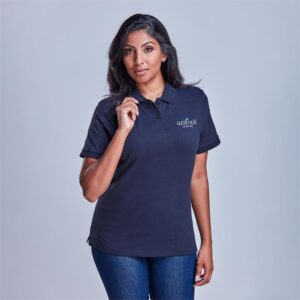 ladies recycled promo golf shirt
