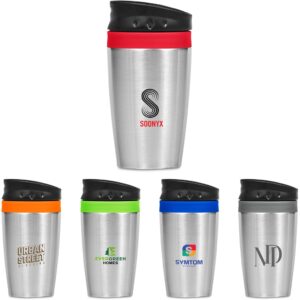 altitude vienna stainless steel & plastic double wall tumbler 300ml