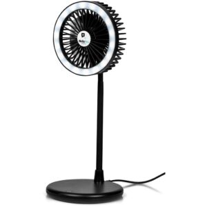 light breeze led ring light desk fan