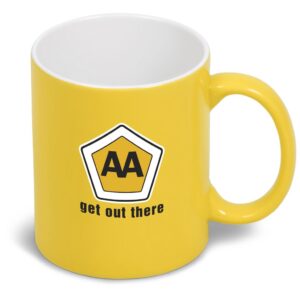 omega ceramic coffee mug 330ml