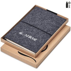 okiyo rika recycled pet felt a5 soft cover notebook