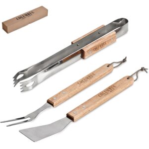 altitude palma bamboo 3 piece braai set
