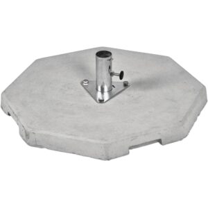 large parasol concrete base