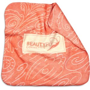 hoppla glamour makeup remover cloth double sided branding