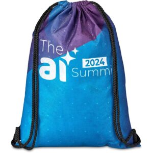 pre printed sample hoppla bellville recycled pet drawstring bag