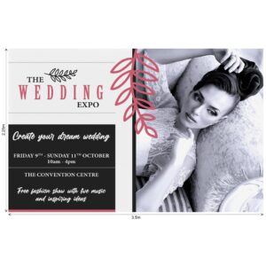 legend curved banner wall skin 3.5m x 2.25m (excludes hardware)