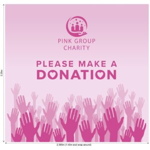 legend curved banner wall skin with wings 2.32m x 2.25m (excludes hardware)