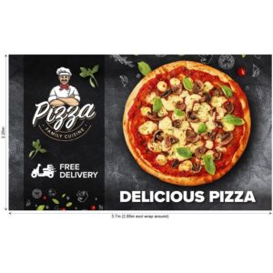 legend curved banner wall skin with wings 3.70m x 2.25m (excludes hardware)