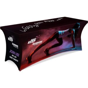 champion spandex stretch slip over tablecloth