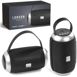 swiss cougar london bluetooth speaker & fm radio