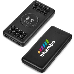 vader wireless charging suction power bank 10,000mah