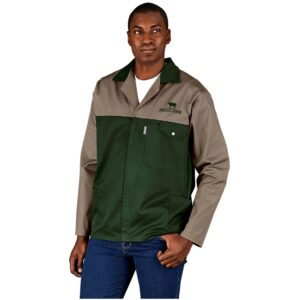 site premium two tone polycotton jacket
