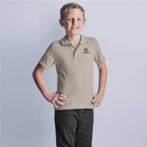 kids basic pique golf shirt