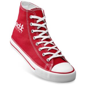 unisex retro high top canvas sneaker