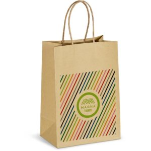 altitude ecological digital print mini paper gift bag 150gsm