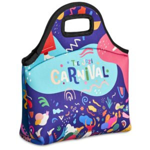 hoppla hobie neoprene lunch cooler with cut out handle