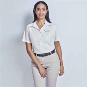 ladies short sleeve sheffield stretch shirt