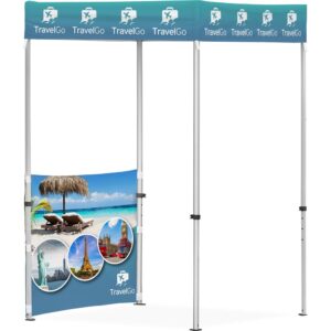 ovation sublimated gazebo 1.5m x 1.5m 1 half wall skin
