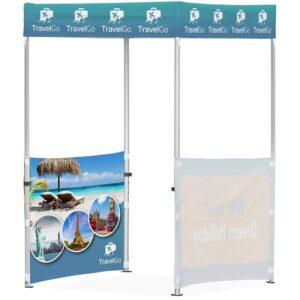ovation sublimated gazebo 1.5m x 1.5m 2 half wall skins