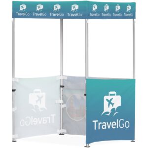 ovation sublimated gazebo 1.5m x 1.5m 3 half wall skins